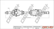 Antriebswelle Vorderachse links Dr!ve+ DP2110.10.0423