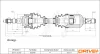 Antriebswelle Vorderachse rechts DR!VE+ DP2110.10.0488