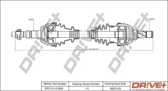 Antriebswelle Dr!ve+ DP2110.10.0503 Bild Antriebswelle Dr!ve+ DP2110.10.0503