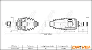 Antriebswelle Dr!ve+ DP2110.10.0517