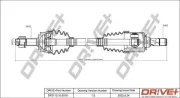 Antriebswelle Vorderachse links Dr!ve+ DP2110.10.0518