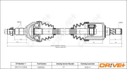 Antriebswelle Vorderachse links Dr!ve+ DP2110.10.0525