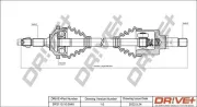 Antriebswelle Vorderachse links Dr!ve+ DP2110.10.0540