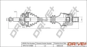 Antriebswelle Vorderachse rechts Dr!ve+ DP2110.10.0693