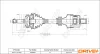 Antriebswelle Vorderachse rechts Dr!ve+ DP2110.10.0693
