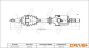 Antriebswelle Vorderachse links Dr!ve+ DP2110.10.0730