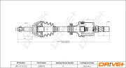 Antriebswelle Vorderachse links Dr!ve+ DP2110.10.0732