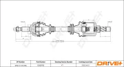 Antriebswelle Vorderachse links Dr!ve+ DP2110.10.0760