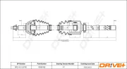 Antriebswelle Vorderachse rechts Dr!ve+ DP2110.10.0782