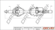 Antriebswelle Vorderachse links Dr!ve+ DP2110.10.0783