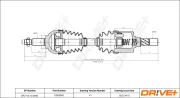 Antriebswelle Vorderachse links Dr!ve+ DP2110.10.0842