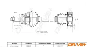 Antriebswelle Vorderachse links Dr!ve+ DP2110.10.0885