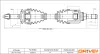 Antriebswelle Vorderachse links Dr!ve+ DP2110.10.0913