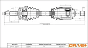 Antriebswelle Vorderachse links Dr!ve+ DP2110.10.0914