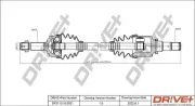 Antriebswelle Vorderachse links Dr!ve+ DP2110.10.0921