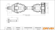 Antriebswelle Dr!ve+ DP2110.10.0974