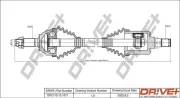 Antriebswelle Vorderachse links Dr!ve+ DP2110.10.1011