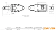Antriebswelle Vorderachse links Dr!ve+ DP2110.10.1012