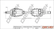 Antriebswelle Vorderachse links Dr!ve+ DP2110.10.1023