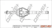Antriebswelle Vorderachse links Vorderachse rechts Dr!ve+ DP2110.10.1039