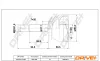 Gelenksatz, Antriebswelle Vorderachse links Vorderachse rechts radseitig DR!VE+ DP2110.10.1200 Bild Gelenksatz, Antriebswelle Vorderachse links Vorderachse rechts radseitig DR!VE+ DP2110.10.1200