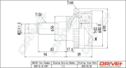 Gelenksatz, Antriebswelle Dr!ve+ DP2110.10.1297