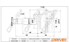 Gelenksatz, Antriebswelle Vorderachse links Vorderachse rechts radseitig DR!VE+ DP2110.10.1606 Bild Gelenksatz, Antriebswelle Vorderachse links Vorderachse rechts radseitig DR!VE+ DP2110.10.1606