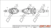 Antriebswelle Vorderachse rechts Dr!ve+ DP2110.10.1791