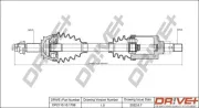 Antriebswelle Vorderachse links Dr!ve+ DP2110.10.1798