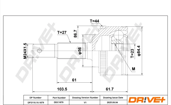 Gelenksatz, Antriebswelle DR!VE+ DP2110.10.1879 Bild Gelenksatz, Antriebswelle DR!VE+ DP2110.10.1879