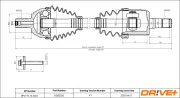 Antriebswelle Vorderachse links Dr!ve+ DP2110.10.2023
