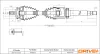 Antriebswelle Vorderachse rechts Dr!ve+ DP2110.10.2072