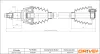 Antriebswelle Vorderachse links Vorderachse rechts Dr!ve+ DP2110.10.2093