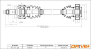 Antriebswelle Hinterachse rechts Dr!ve+ DP2110.10.2098