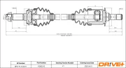 Antriebswelle Hinterachse rechts Dr!ve+ DP2110.10.2210