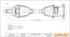 Antriebswelle Vorderachse rechts Dr!ve+ DP2110.10.2470