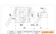 Gelenksatz, Antriebswelle Vorderachse links getriebeseitig DR!VE+ DP2110.10.3102
