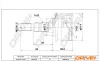 Gelenksatz, Antriebswelle Vorderachse links Vorderachse rechts radseitig DR!VE+ DP2110.10.3176 Bild Gelenksatz, Antriebswelle Vorderachse links Vorderachse rechts radseitig DR!VE+ DP2110.10.3176