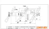 Gelenksatz, Antriebswelle Vorderachse links Vorderachse rechts radseitig DR!VE+ DP2110.10.3321 Bild Gelenksatz, Antriebswelle Vorderachse links Vorderachse rechts radseitig DR!VE+ DP2110.10.3321
