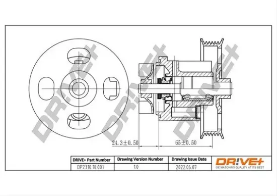 Wasserpumpe, Motorkühlung Dr!ve+ DP2310.10.001 Bild Wasserpumpe, Motorkühlung Dr!ve+ DP2310.10.001