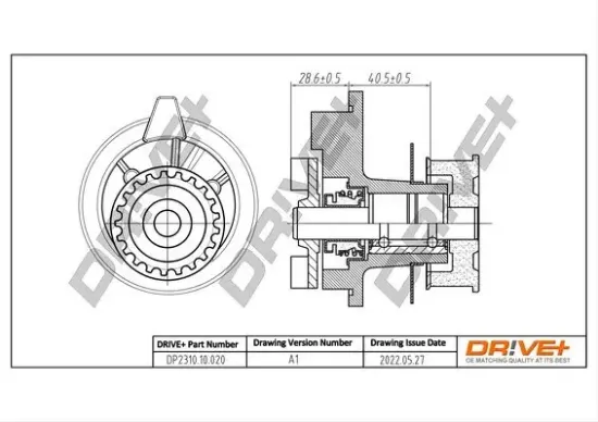Wasserpumpe, Motorkühlung Dr!ve+ DP2310.10.020 Bild Wasserpumpe, Motorkühlung Dr!ve+ DP2310.10.020