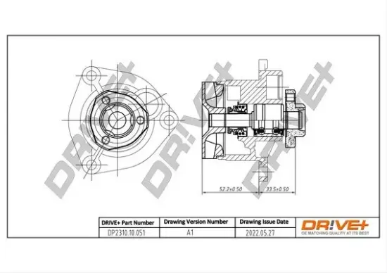 Wasserpumpe, Motorkühlung Dr!ve+ DP2310.10.051 Bild Wasserpumpe, Motorkühlung Dr!ve+ DP2310.10.051