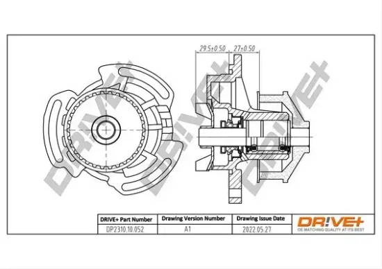 Wasserpumpe, Motorkühlung Dr!ve+ DP2310.10.052 Bild Wasserpumpe, Motorkühlung Dr!ve+ DP2310.10.052