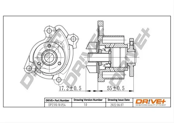 Wasserpumpe, Motorkühlung Dr!ve+ DP2310.10.054