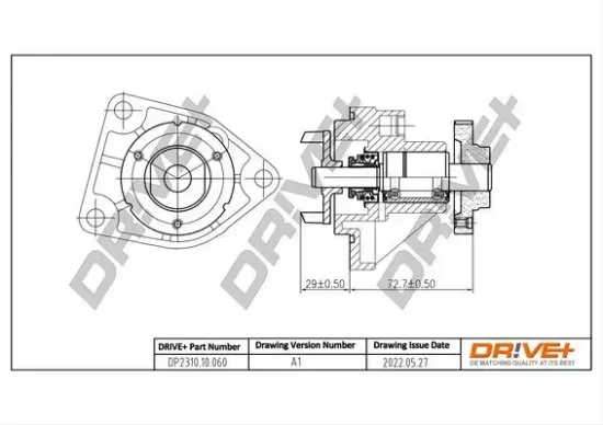 Wasserpumpe, Motorkühlung Dr!ve+ DP2310.10.060 Bild Wasserpumpe, Motorkühlung Dr!ve+ DP2310.10.060