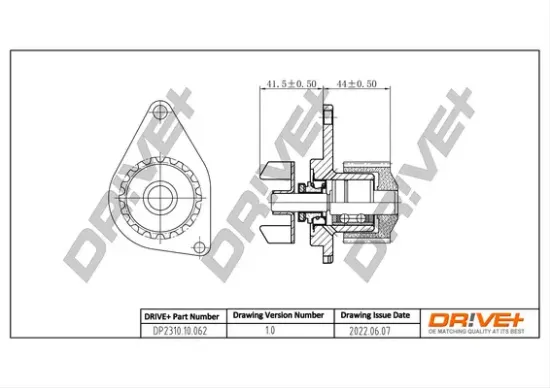 Wasserpumpe, Motorkühlung DR!VE+ DP2310.10.062 Bild Wasserpumpe, Motorkühlung DR!VE+ DP2310.10.062
