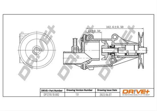 Wasserpumpe, Motorkühlung DR!VE+ DP2310.10.082 Bild Wasserpumpe, Motorkühlung DR!VE+ DP2310.10.082