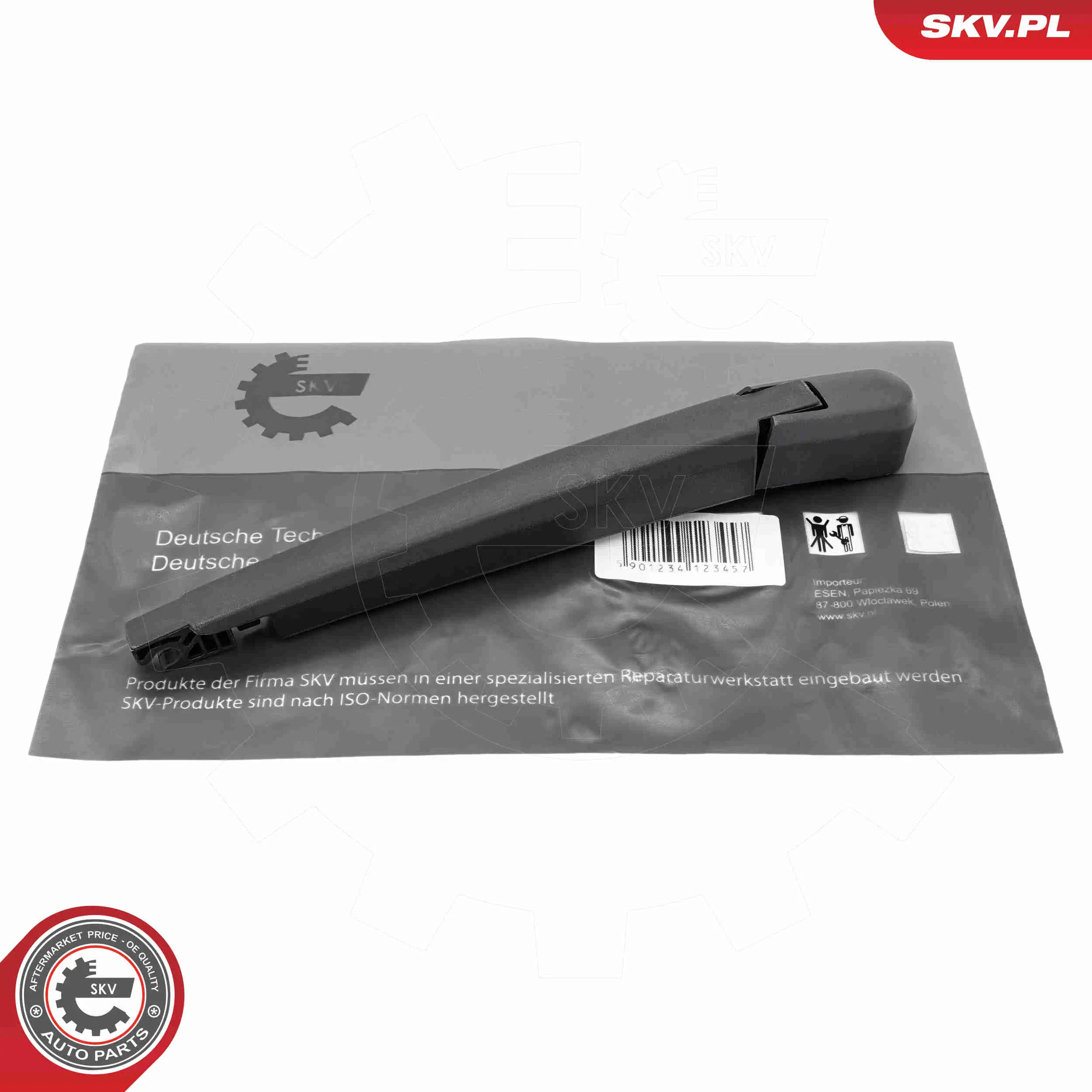 Wischarm, Scheibenreinigung hinten ESEN SKV 05SKV827