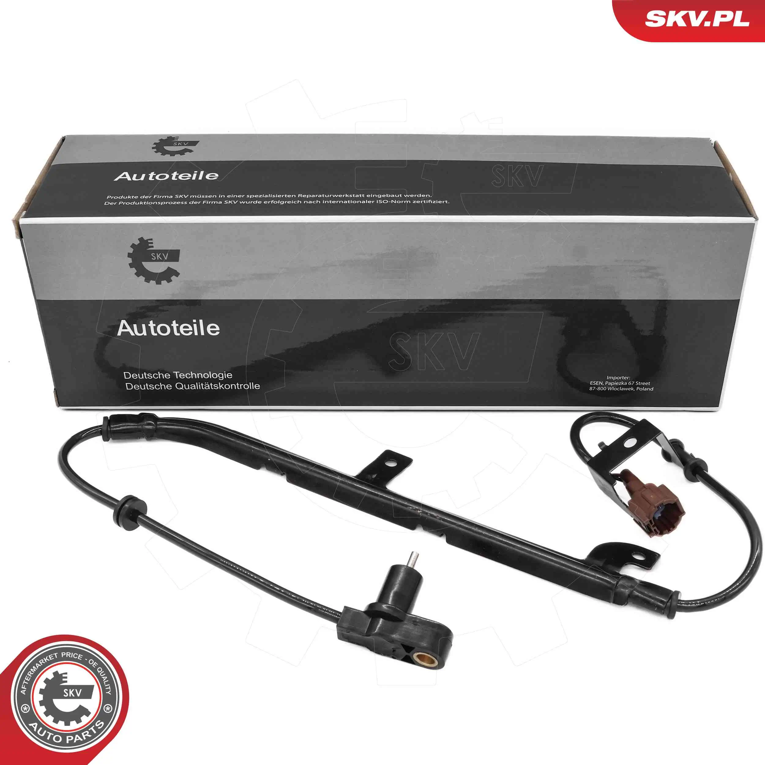 Sensor, Raddrehzahl Hinterachse links ESEN SKV 06SKV504
