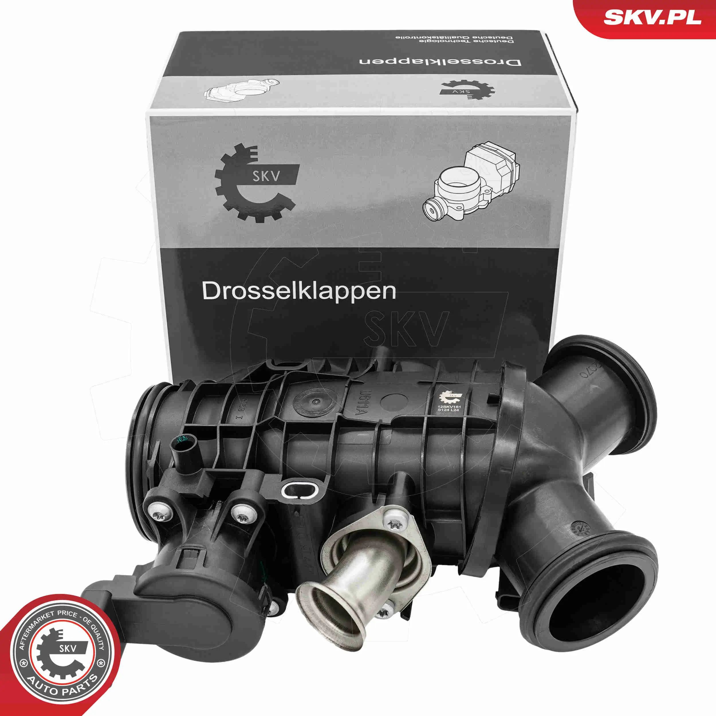 Drosselklappenstutzen 12 V ESEN SKV 12SKV151